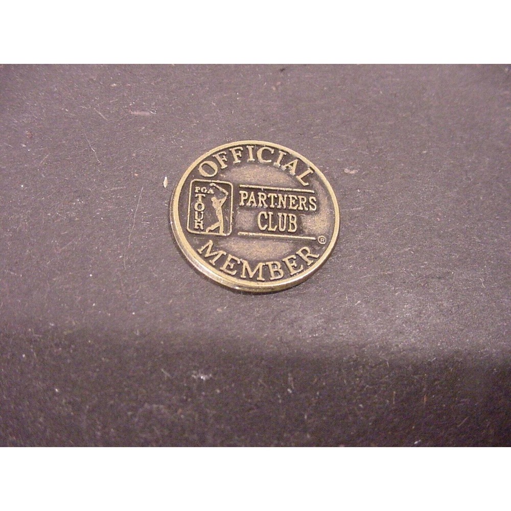 Official PGA Tour Partners Club Member Token Ball Marker